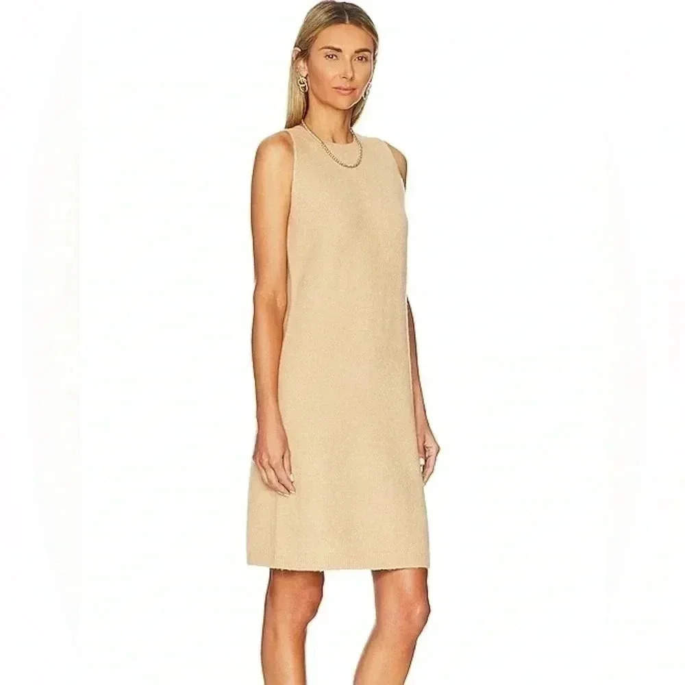 [XL]Vince  Sleeveless Alpaca Wool Blend Sweater Dress in Brittle NWOT